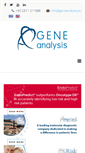 Mobile Screenshot of geneanalysis.eu