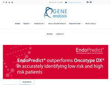 Tablet Screenshot of geneanalysis.eu